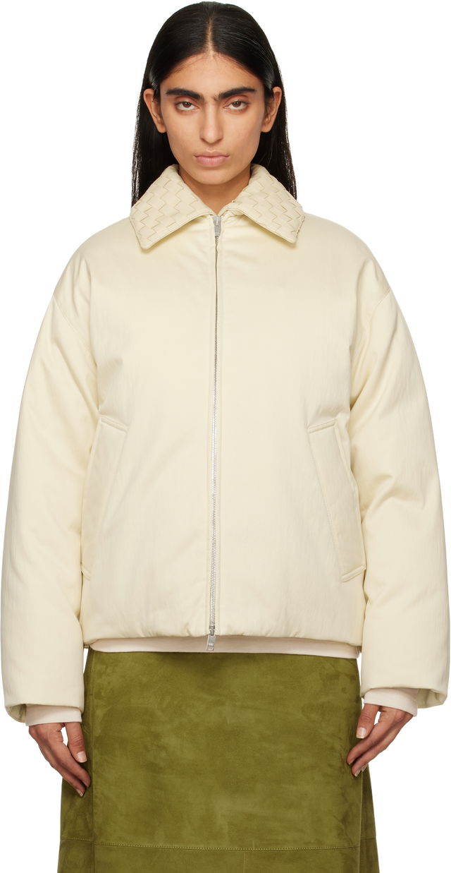 Cotton Twill Down Puffer Jacket