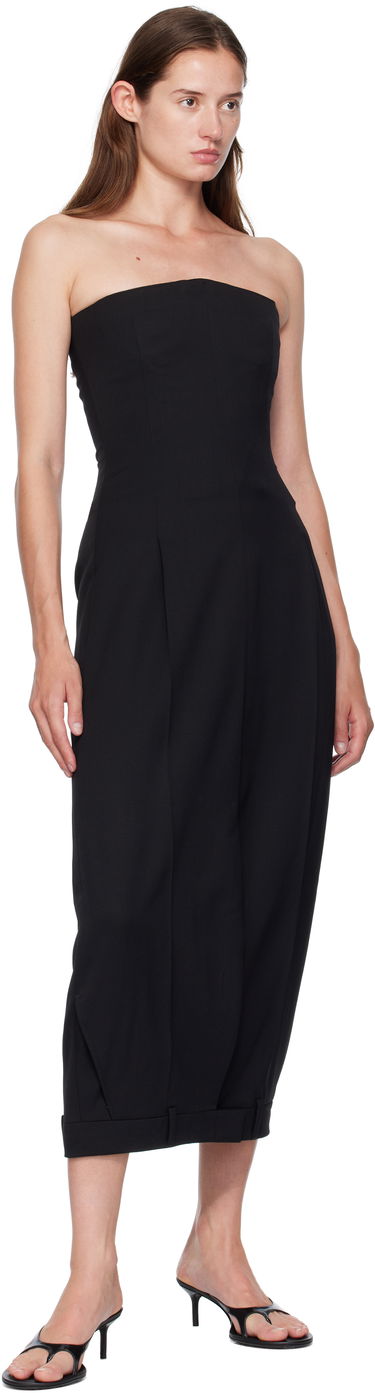 Pокля VETEMENTS Vetements Upside-Down Tailored Pantadress Maxi Dress Черно | WH76TD030B, 3