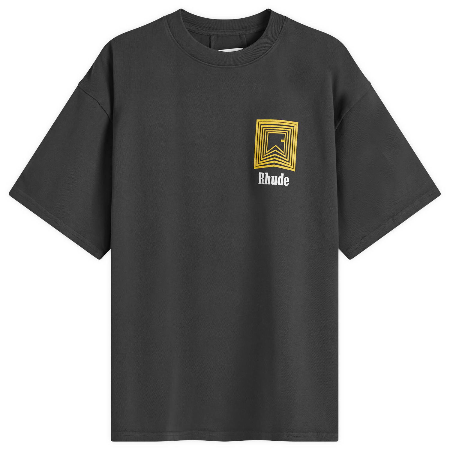 Тениска Rhude Chevron Logo T-Shirt Черно | RHFW24TT060122306, 0