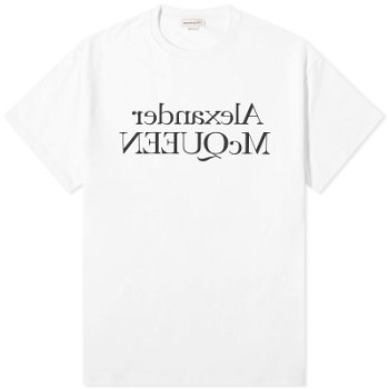 Alexander McQueen Reflected Foil Logo T-Shirt 781977-QTAAZ-0909
