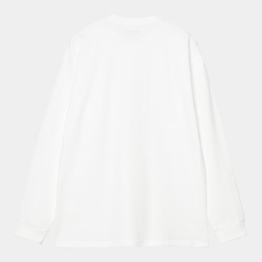 Тениска Carhartt WIP Long Sleeve Pocket Heart T-Shirt Бяло | I035300_24, 1