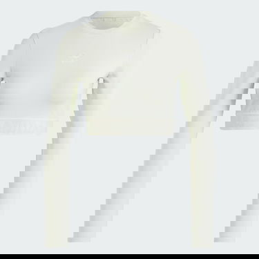 Съкратен топ adidas Originals Neutral Court Graphic Long Sleeve Бяло | IS5268, 5