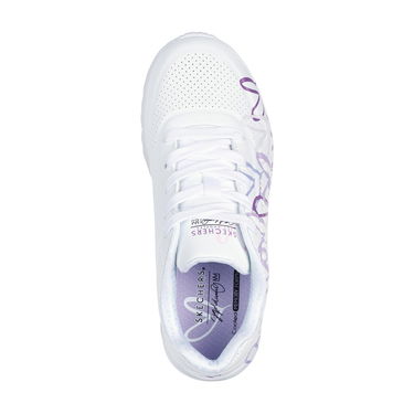 Кецове и обувки Skechers Uno Lite Spread Бяло | 314064L-WLPR, 4
