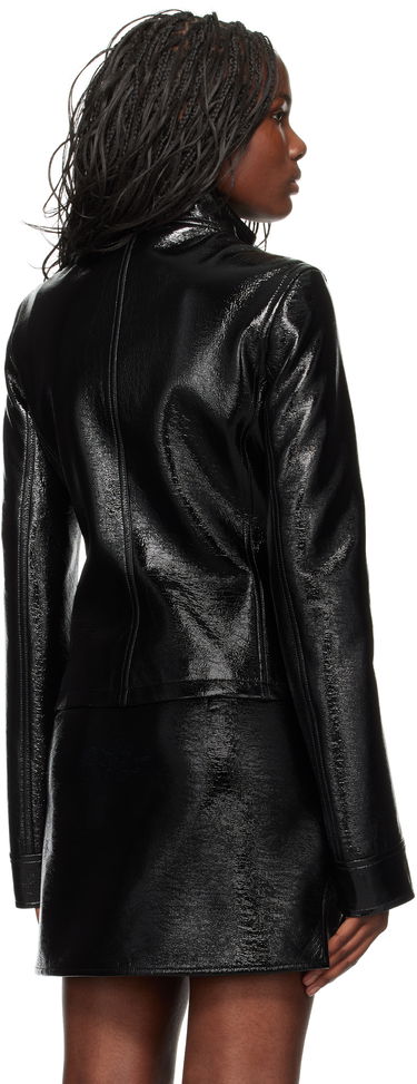 Яке бомбър Courrèges Vinyl Motorcycle Jacket Черно | 424CBL212VY0014, 2