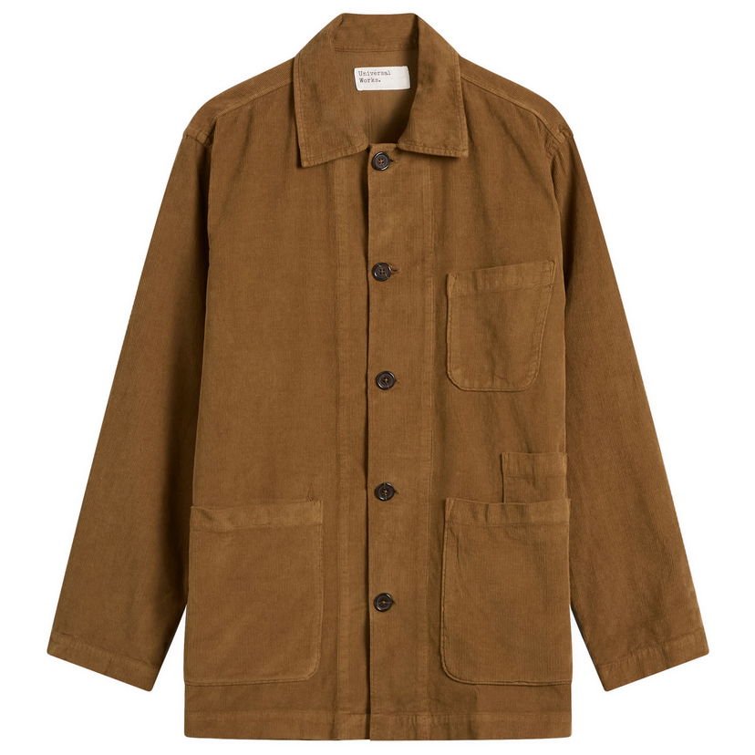 Риза Universal Works Fine Cord Bakers Overshirt, Size Small Кафяво | 33565-KHK