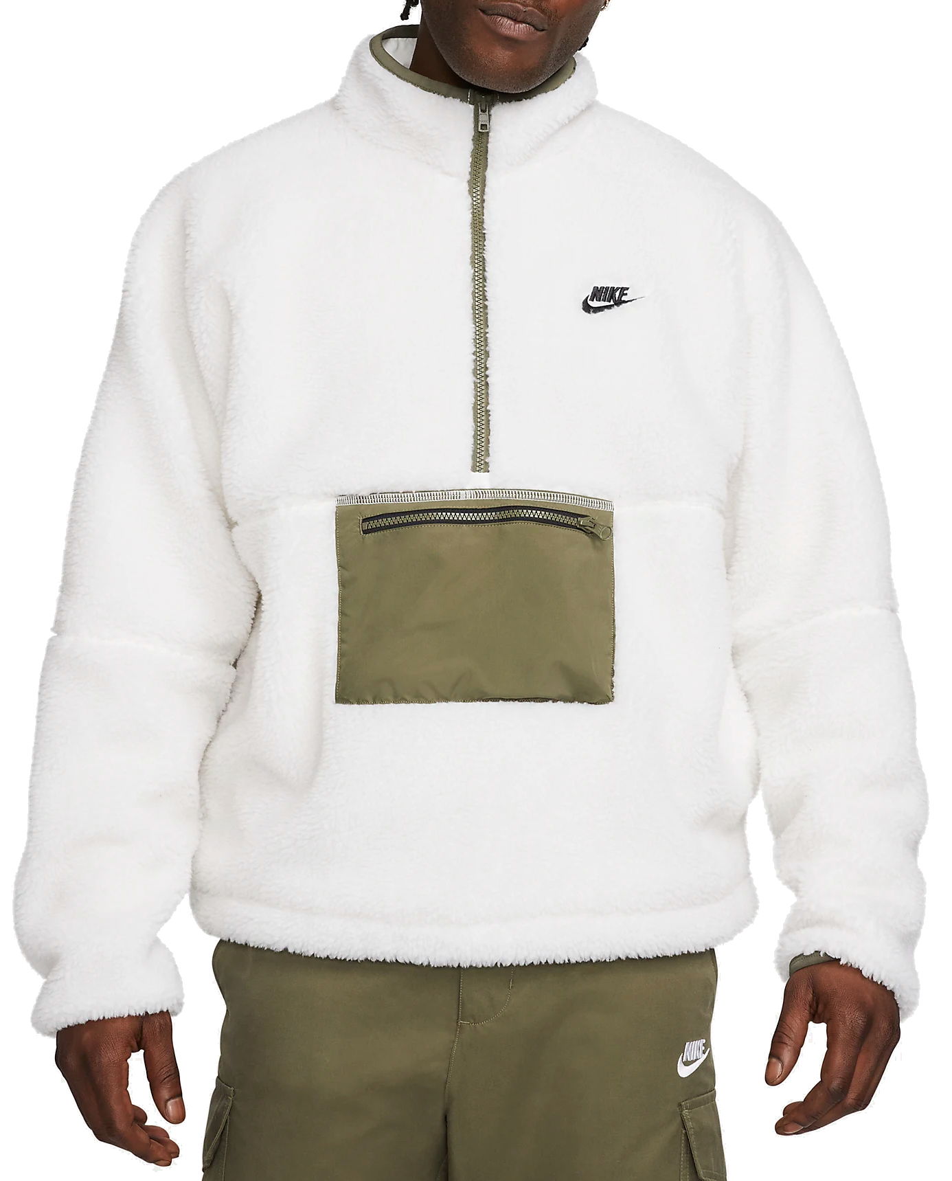 Яке Nike Jacket Club Fleece+ Бяло | dq4880-133, 0