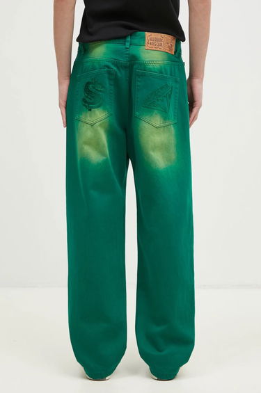 Дънки BILLIONAIRE BOYS CLUB Billionaire Boys Club Green Dyed Denim Pants Зелено | B24427, 2