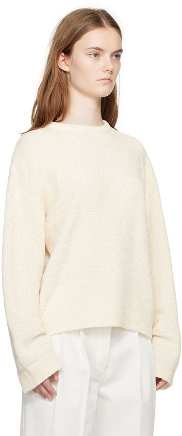 Пуловер TOTEME Crewneck Relaxed-Fit Sweater Бежово | 242-WRT2286-YA0039, 1