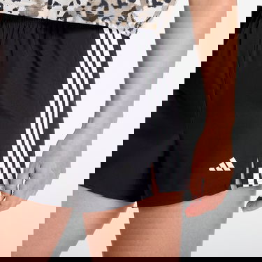 Къси панталони adidas Performance 3-Stripes High Waisted Shorts Черно | JF4359, 4