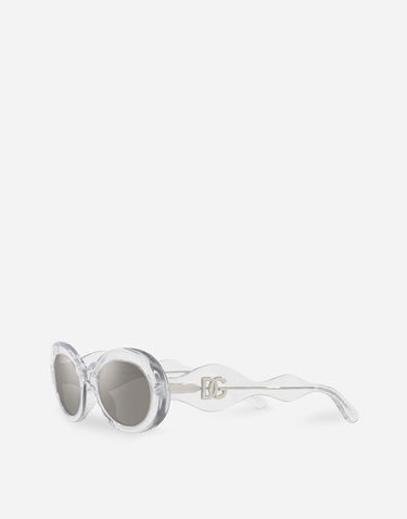 Слънчеви очила Dolce & Gabbana Dolce & Gabbana Dg Crossed Oval Sunglasses Бяло | VG4006VP36G9V000, 1