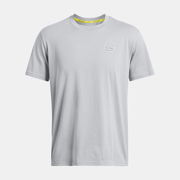 Curry Emboss Heavyweight T-Shirt für Herren Mod Grau