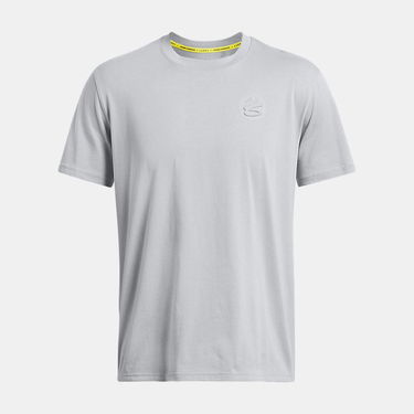 Тениска Under Armour Curry Emboss Heavyweight T-Shirt für Herren Mod Grau Сиво | 1383378-011, 0