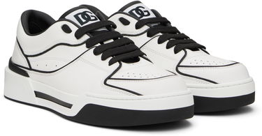 Кецове и обувки Dolce & Gabbana White New Roma Sneakers Бяло | CS2036AY965, 3