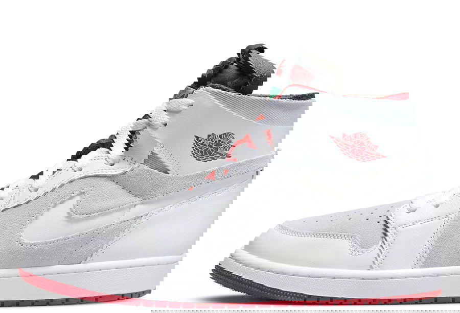 Кецове и обувки Jordan Air Jordan 1 Zoom Air CMFT "Light Silver and True Red" Сиво | CT0978-100, 1