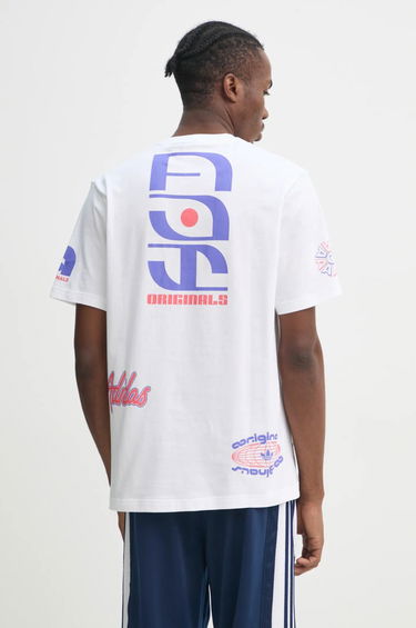 Тениска adidas Originals Graphic Print T-Shirt Бяло | JD0663, 2