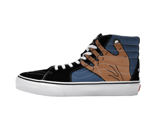 Скеитбординг Vans Vault UA Sk8-Hi VR3 LX Imran Potato Navy Blue Кафяво | VN0A5EE7B7F