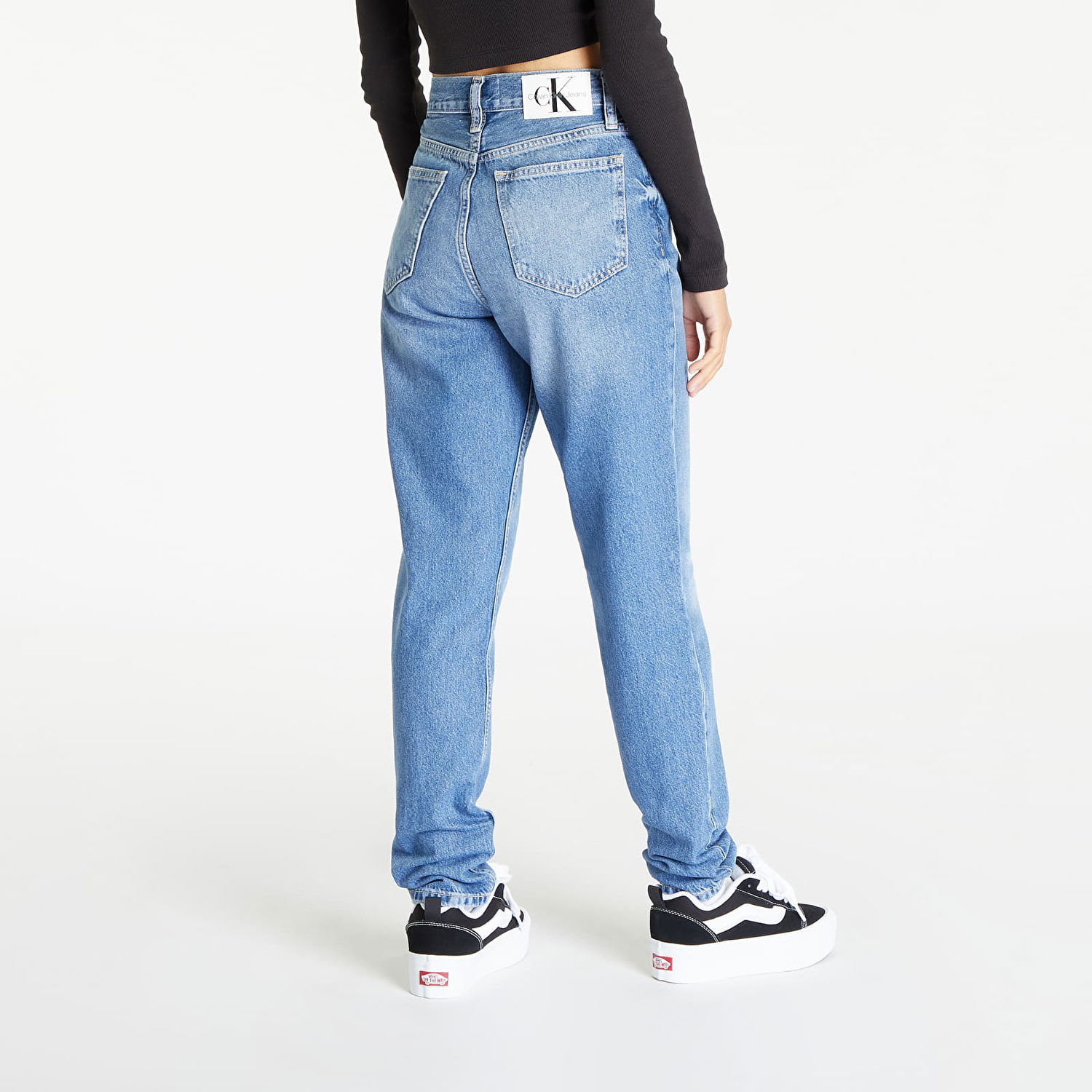 Дънки CALVIN KLEIN Mom Jean Синьо | J20J221843 1A4, 1