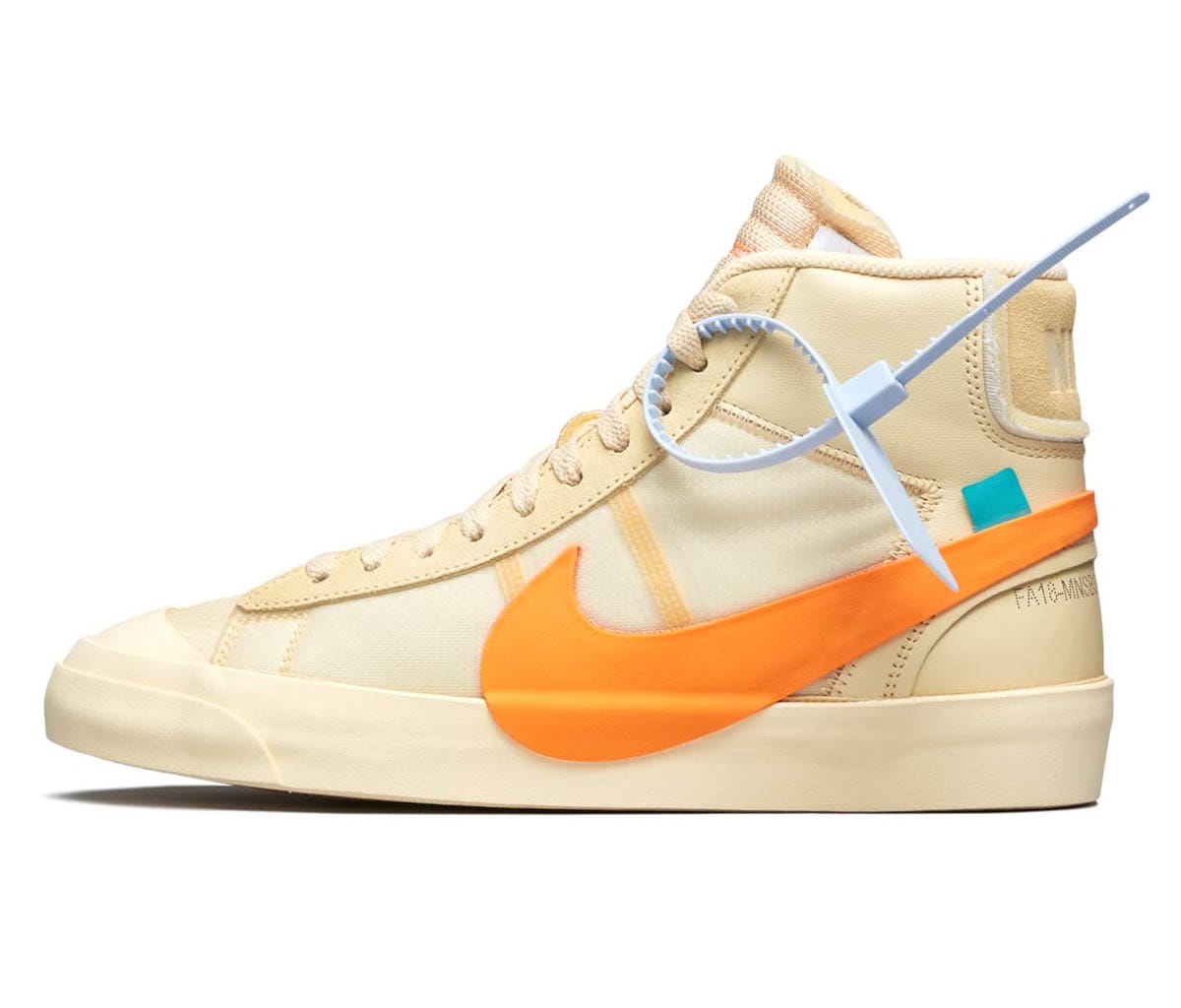 Кецове и обувки Nike Off-White x Blazer Mid "All Hallows Eve" Бежово | AA3832-700, 0
