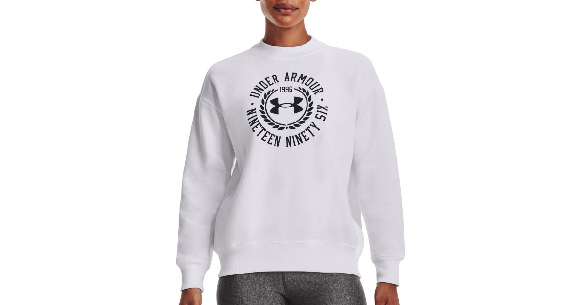 Суитчър Under Armour Rival Fleece Crest Бяло | 1373029-100, 1