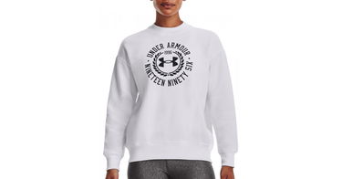 Суитчър Under Armour Rival Fleece Crest Бяло | 1373029-100, 1
