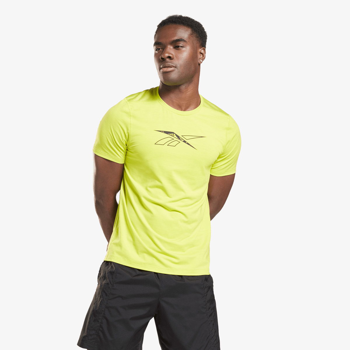 Тениска Reebok Training Graphic T-Shirt Жълто | H46650, 0