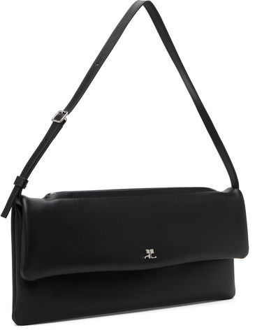 Дамска чанта Courrèges Cuff Leather Clutch Черно | 425GSA202CR0027, 1