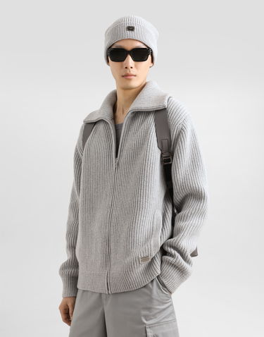 Пуловер Dolce & Gabbana Dolce & Gabbana Wool Zip Cardigan with Tag Сиво | GXV82TJCVWKN0495, 3