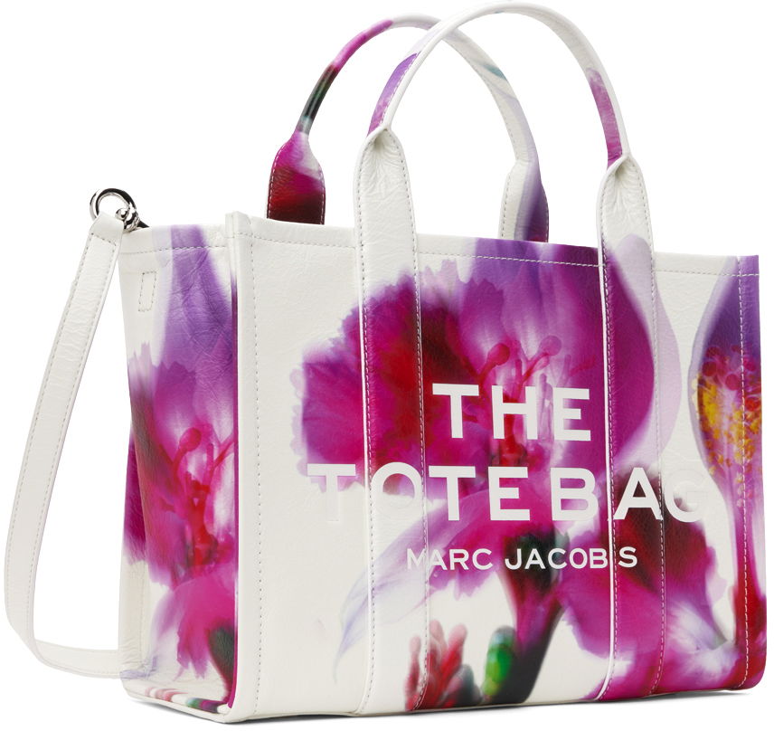 Голяма пазарска чанта Marc Jacobs Marc Jacobs The Tote Bag Future Floral Leather Medium Многоцветен | 2P4HTT052H02, 1