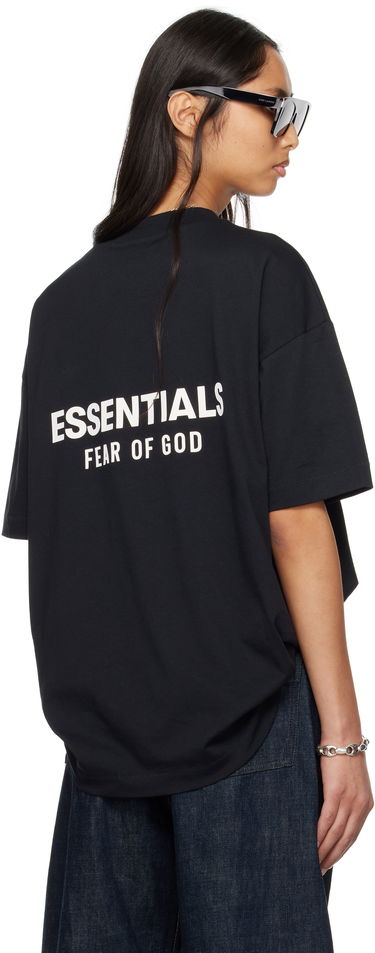 Тениска Fear of God Fear of God ESSENTIALS Classic Short Sleeve T-Shirt Черно | 125AS254190F, 2