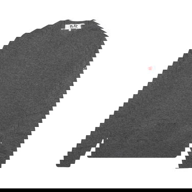 Пуловер Comme des Garçons PLAY Small Heart Crewneck Сиво | AZ N040 051 3, 1