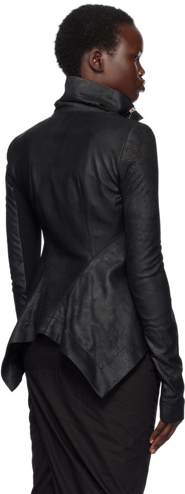 Яке Rick Owens Rick Owens Hollywood Naska Biker Leather Jacket Черно | RP01E7743 LBA, 2