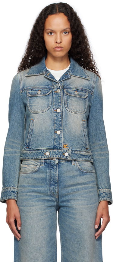 Яке Courrèges Courrèges Denim Trucker Jacket Синьо | 324DBL002DE0033, 0