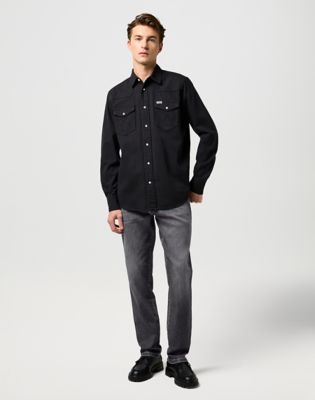 Дънки Wrangler Texas Slim Medium Stretch Jeans 42x32 Сиво | 112371656:42:32, 1
