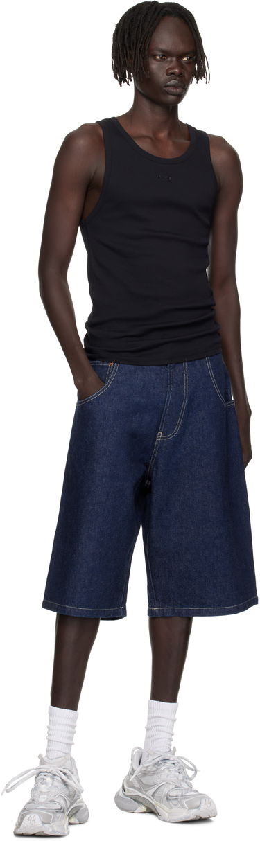 Потник VETEMENTS Vetements Oval Logo Tank Top Черно | MH76TT120B, 3