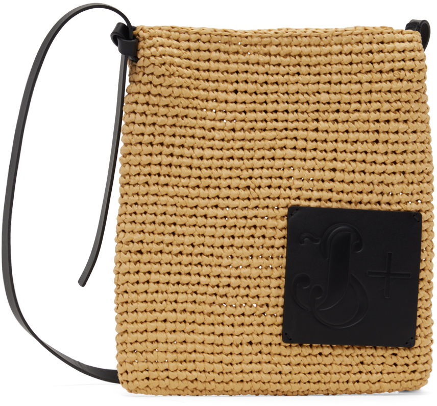 Чанта през рамо Jil Sander Crochet Crossbody Bag Бежово | J42WG0018_P6657, 0