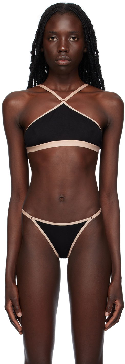 Сутиен Baserange Cross Strap Bra Черно | BRLI-BL-AU23, 0