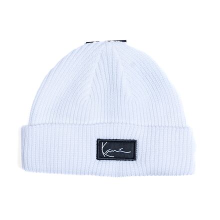 Шапка Karl Kani Woven Signature Essential Fisherman Beanie Бяло | kk7020346, 0
