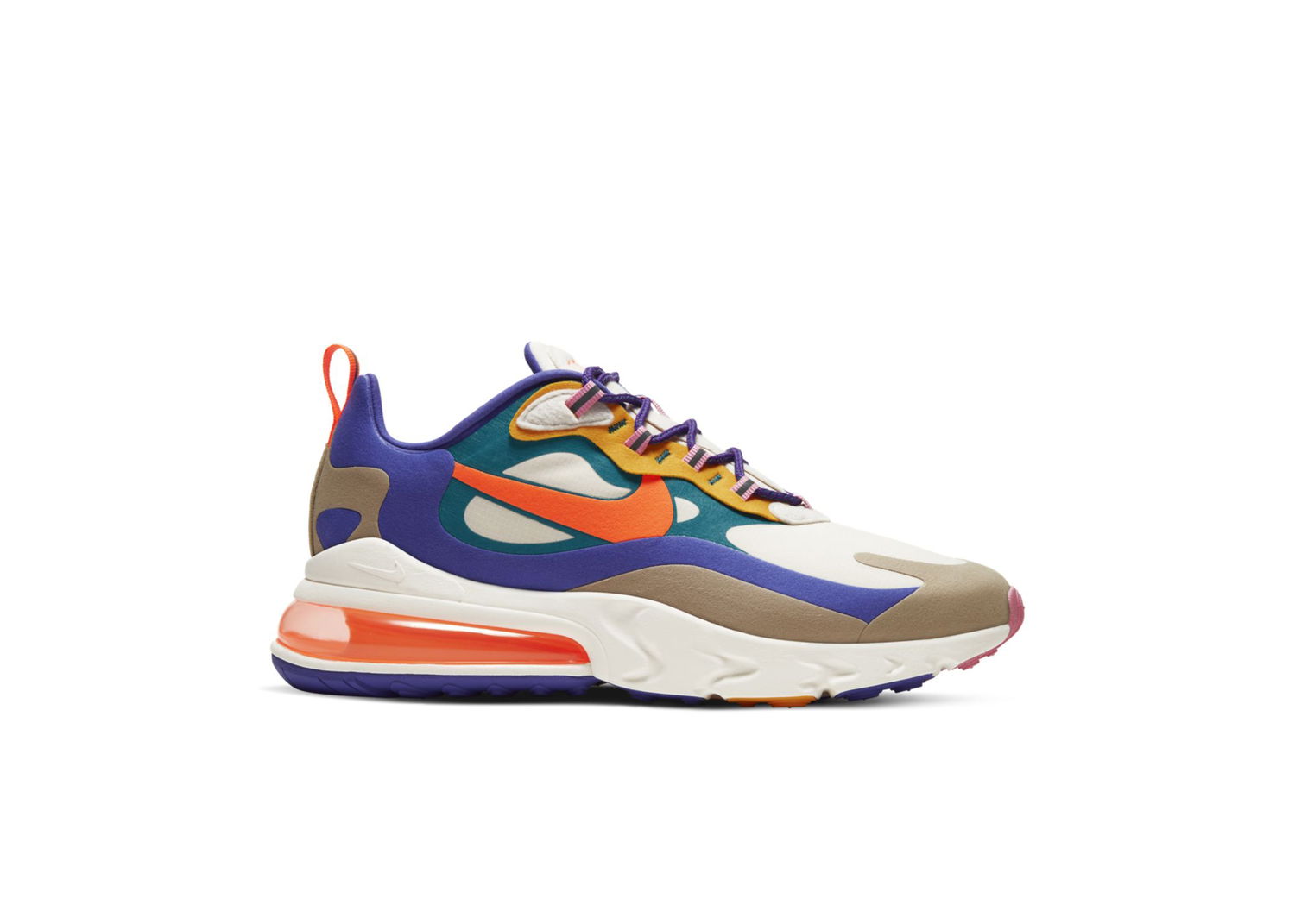 Кецове и обувки Nike Air Max 270 React Light Orewood Brown Бежово | CU3014-181, 0