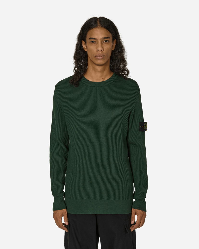 Пуловер Stone Island Full Rib Sweater Musk Зелено | 8115553C2 V0059