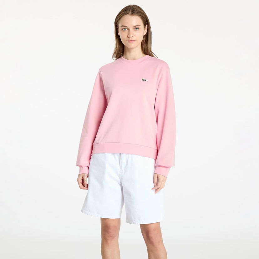 Суитчър Lacoste Sweatshirts Lotus Розово | SF9202 7SY