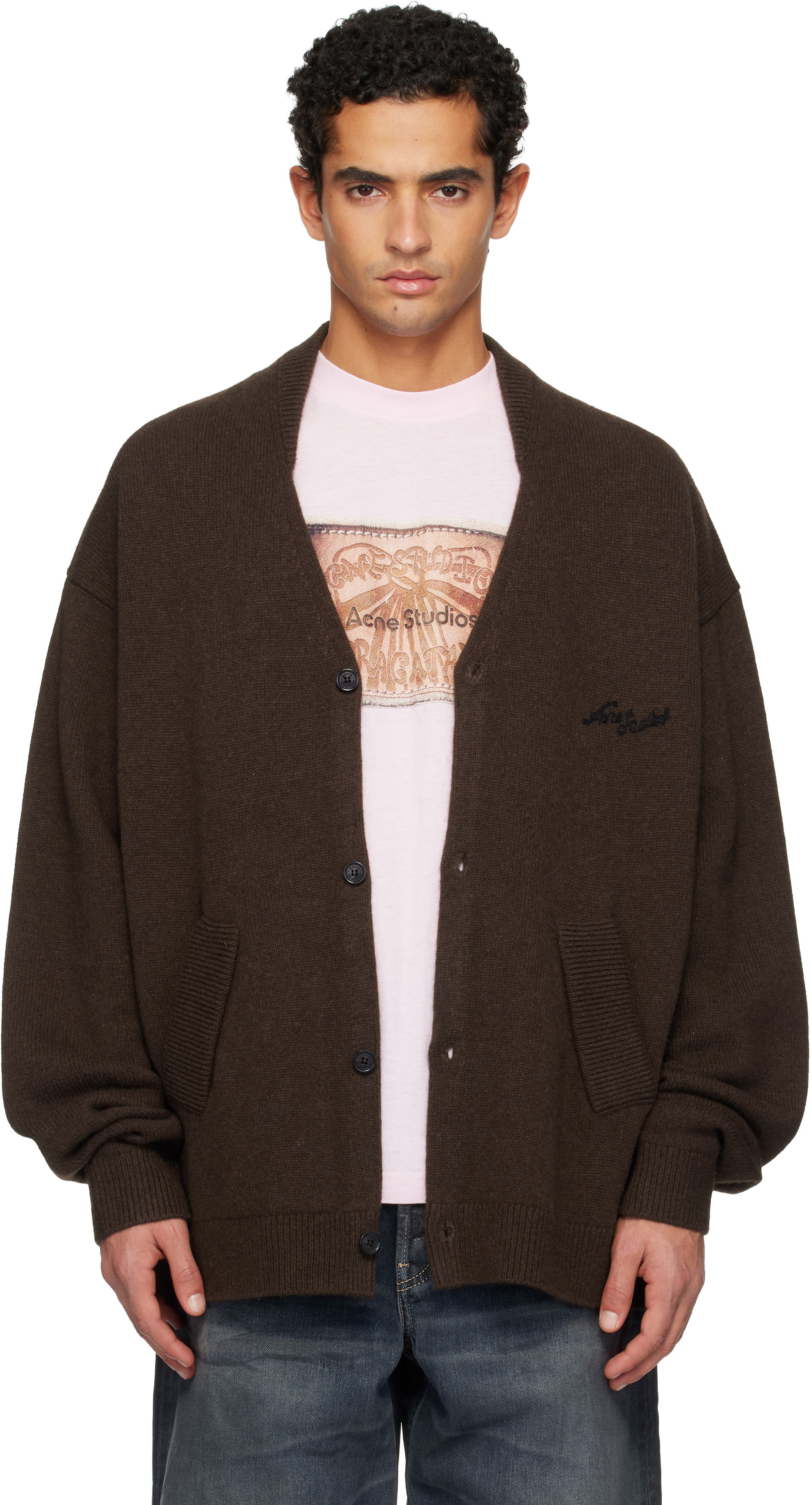 Wool V-Neck Cardigan, 0