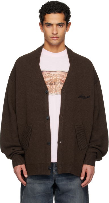 Wool V-Neck Cardigan, 0