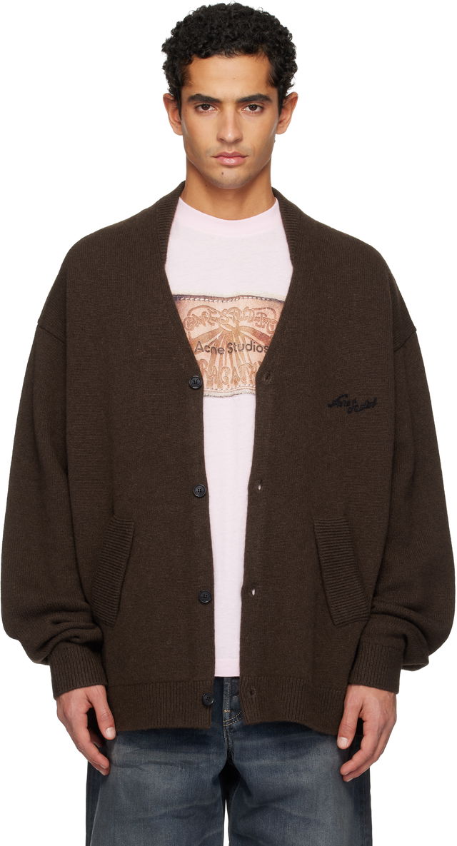 Wool V-Neck Cardigan