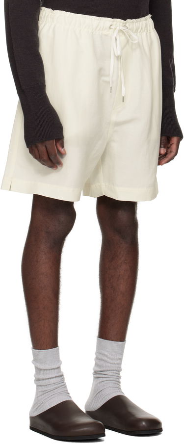Къси панталони Studio Nicholson Starboard Drawstring Shorts Бяло | STARBOARD SNM - 1369, 1