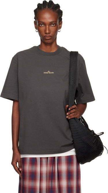 Тениска Stone Island Stone Island Combed Organic Cotton Jersey T-Shirt Сиво | K2S15 2100037 S0197, 0
