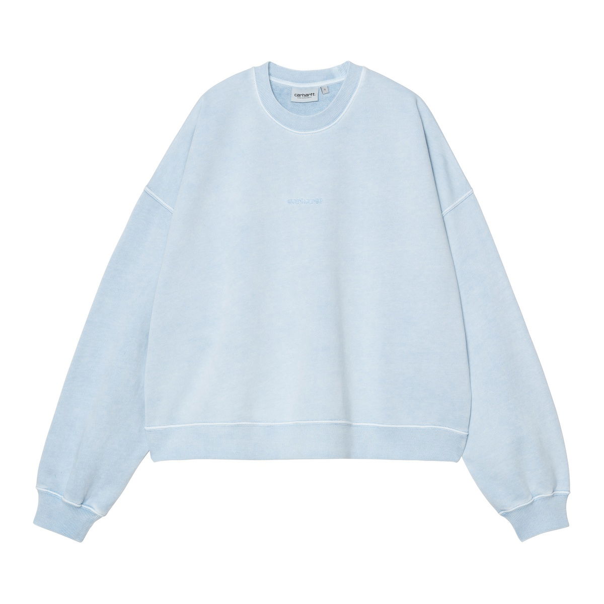 Пуловер Carhartt WIP Benton Garment Dyed Sweatshirt Синьо | I034511_4, 0