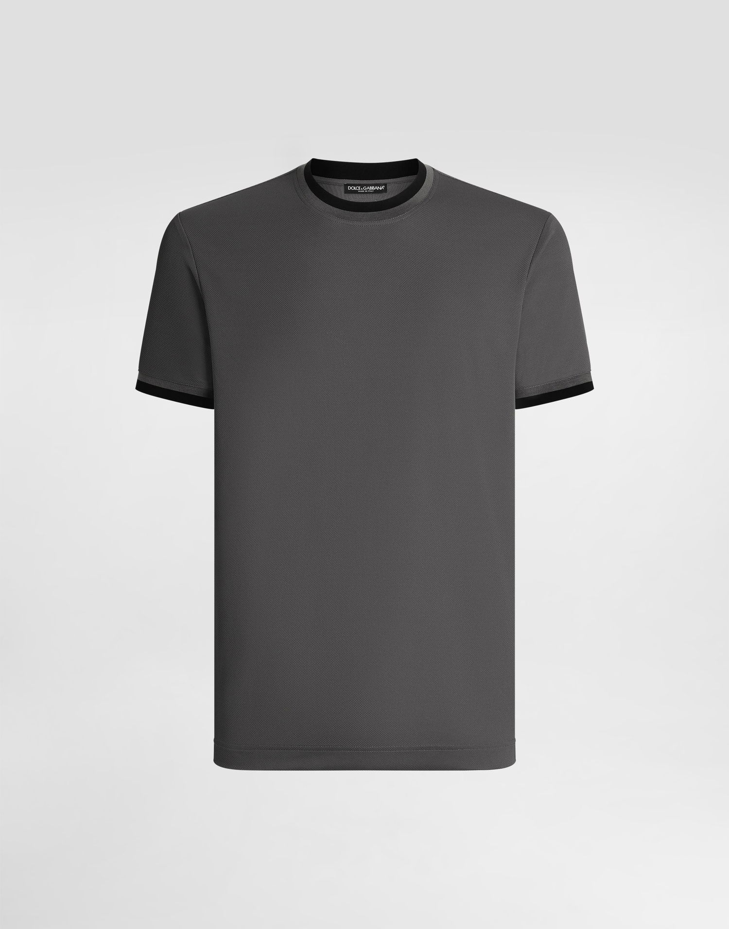 Тениска Dolce & Gabbana Dolce & Gabbana Jersey T-Shirt Сиво | G8SW4THU7VEN0352, 0