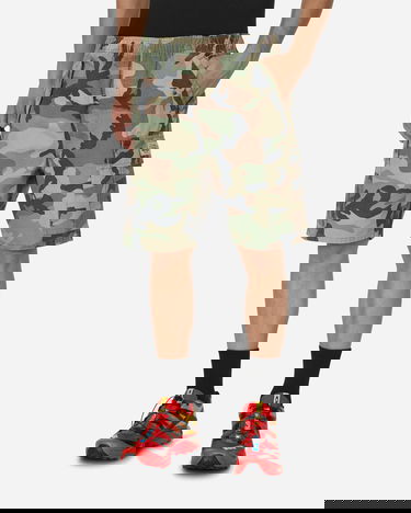 Къси панталони Stüssy Ripstop Cargo Beach Shorts Зелено | 112297E CAMO, 0