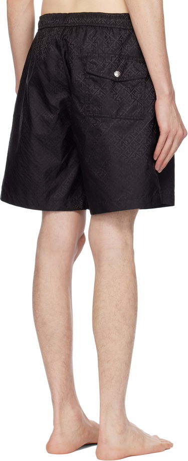 Бански Moncler Moncler Monogram Swim Shorts Черно | K10912C000025987H, 2