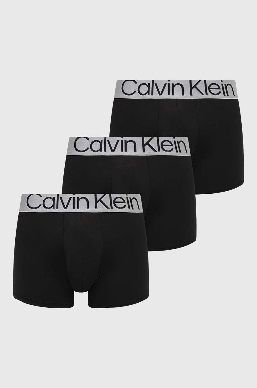 Боксерки CALVIN KLEIN Boxers 3-pack Черно | 000NB3075A.PPYX, 0